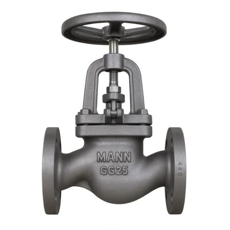 Van cầu gang mặt bích Mann BSG-1
